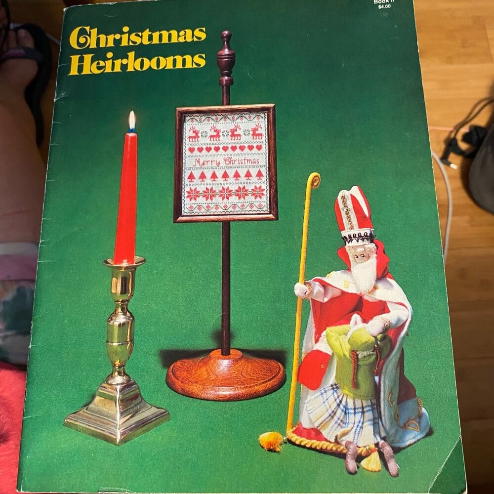 Christmas Heirlooms cross stitch charts collection 1979 Chrismons Noel vintage - Picture 1 of 7